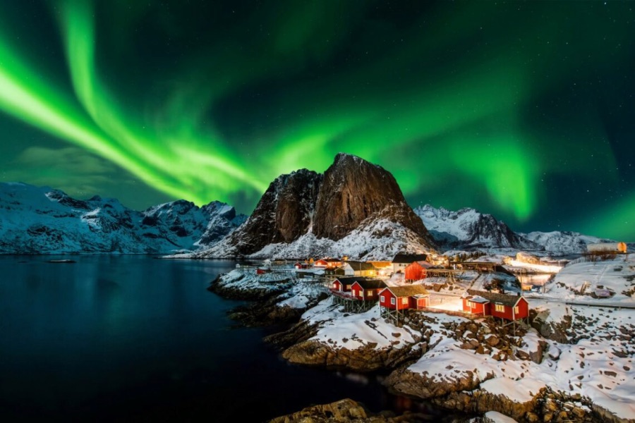 Norwegen-Polarlichter